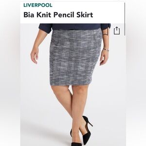 Liverpool Bia Knit Pencil Skirt